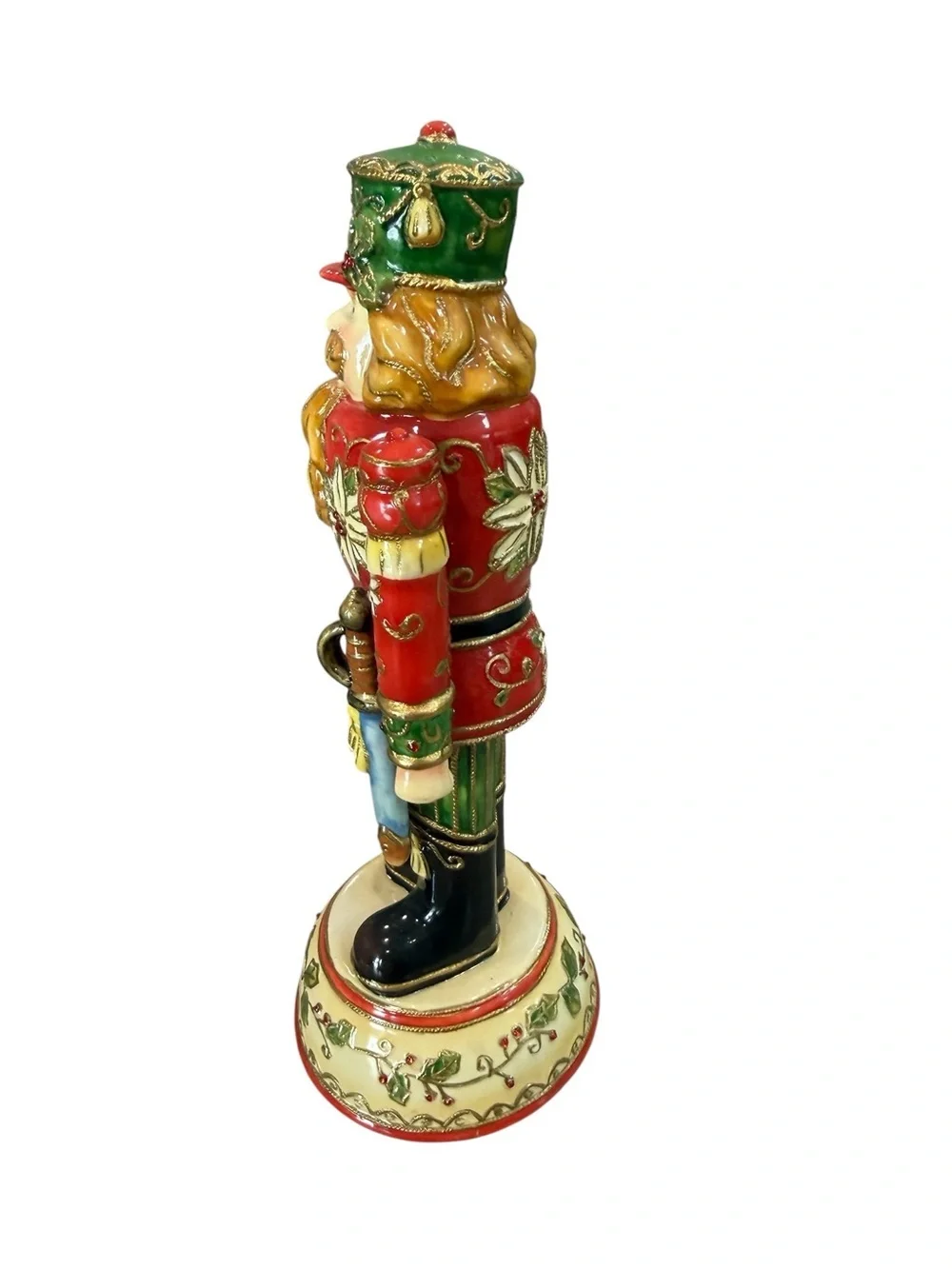 Christmas Wishes Nutcracker Roman Inc 10 inch Musical Roman Soldier Vintage